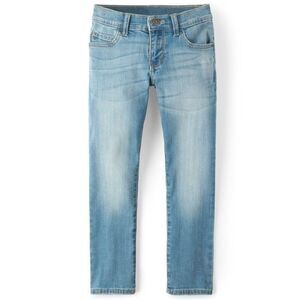The Children’s Place Boys Blue Denim Basic Straight Stretch Jeans Size 14